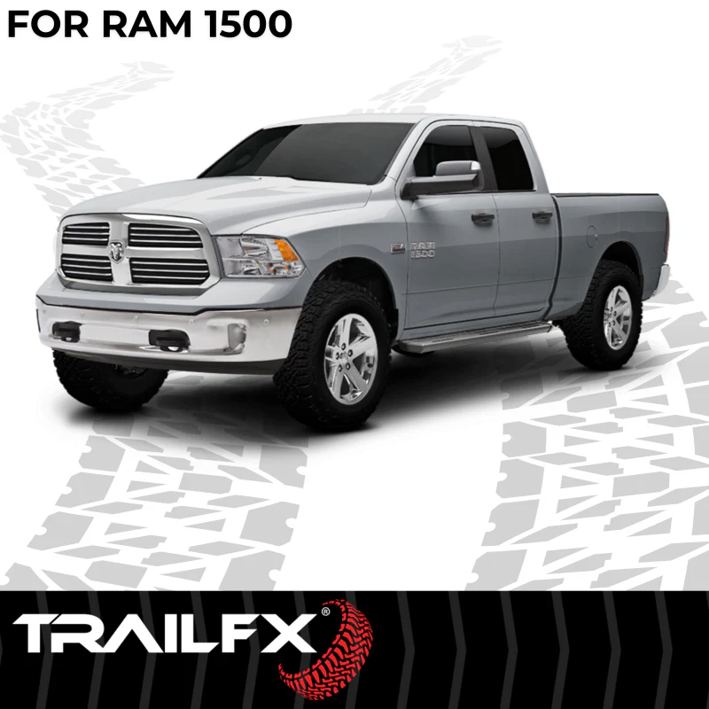 TrailFX A6 Running Boards Titanium Black Aluminum Model AL6010B - Image 5