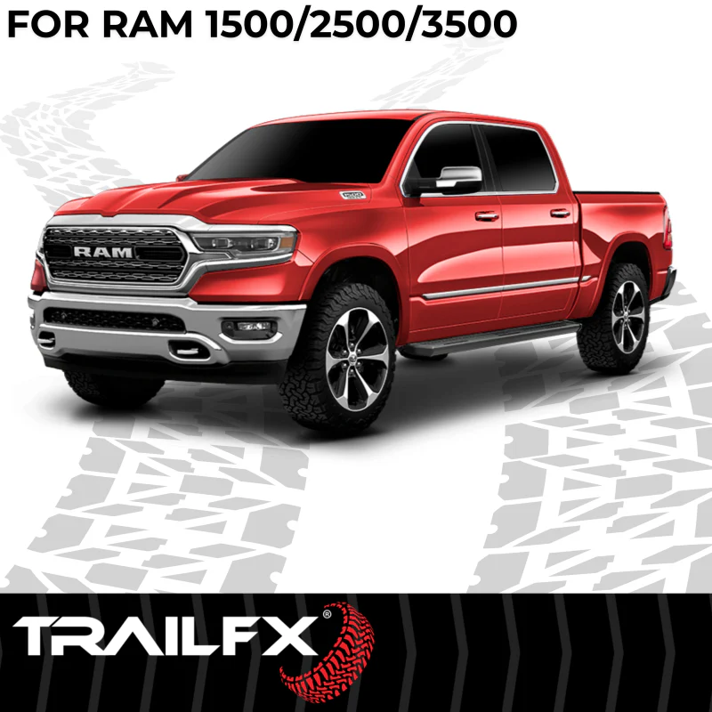 TrailFX A6 Running Boards Titanium Black Aluminum Model AL6011B - Image 5