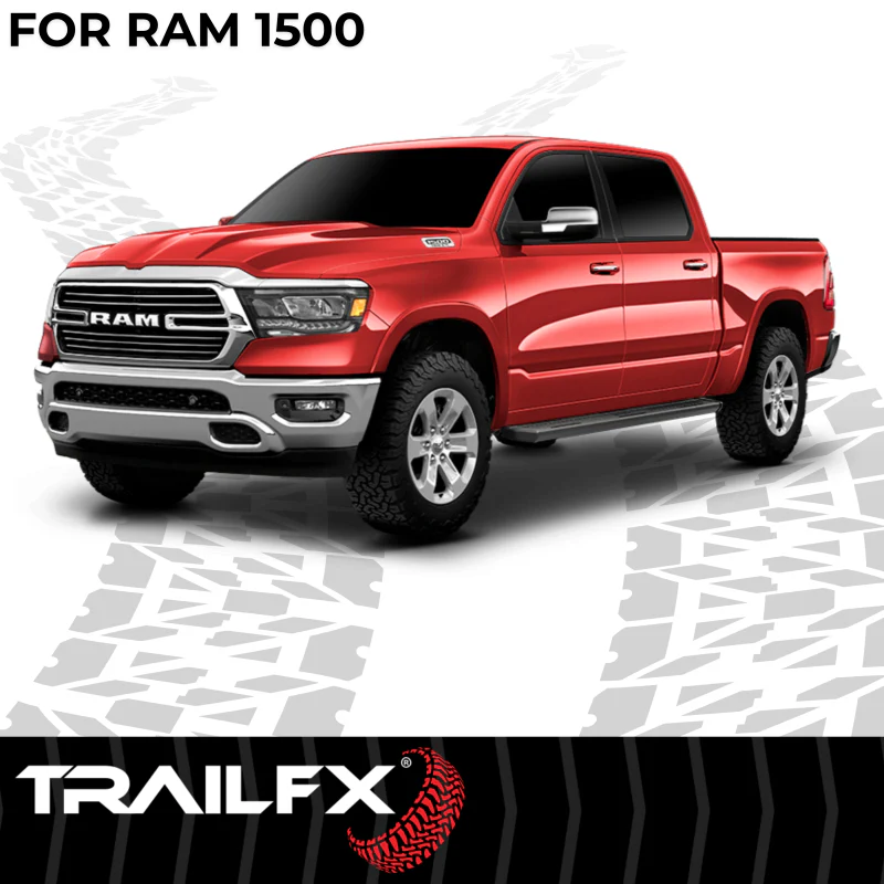 TrailFX A6 Running Boards Titanium Black Aluminum Model AL6012B - Image 5