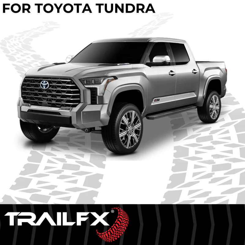 TrailFX A6 Running Boards Titanium Black Aluminum Model AL6016B - Image 5
