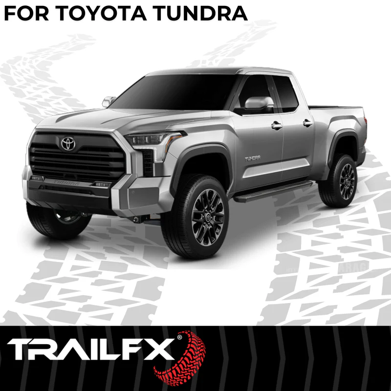 TrailFX A6 Running Boards Titanium Black Aluminum Model AL6017B - Image 5
