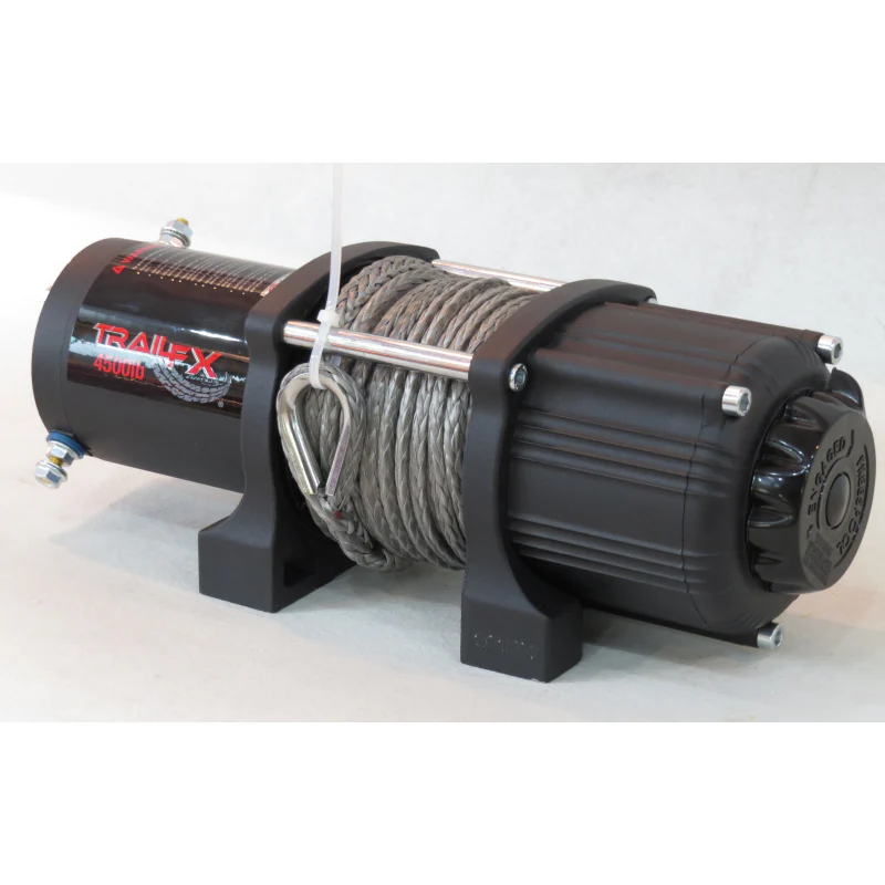 TrailFX ATV/UTV 4500LB Winch w/ Synthetic Rope Model WS45B - Image 2