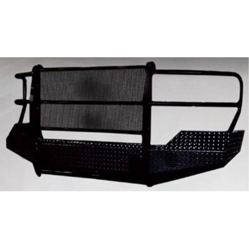 TrailFX Bumper W/ Grille Guard W/O Winch Mount Black Steel Model FX3002