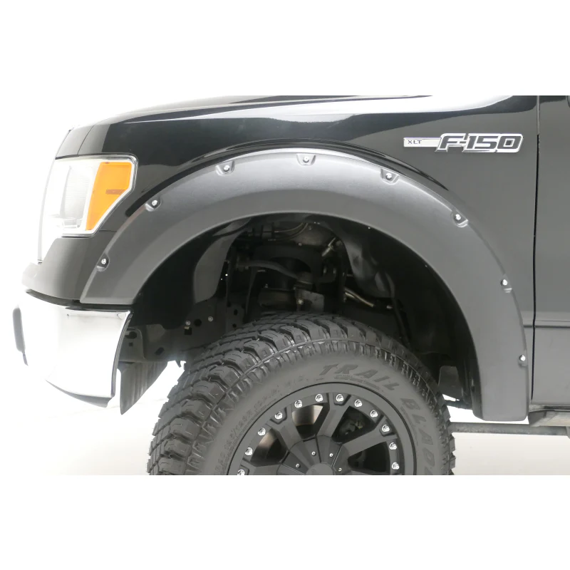 TrailFX Fender Flare 2" Tire Coverage Smth Black ABS Plastic Model PFFF3006S - Image 2