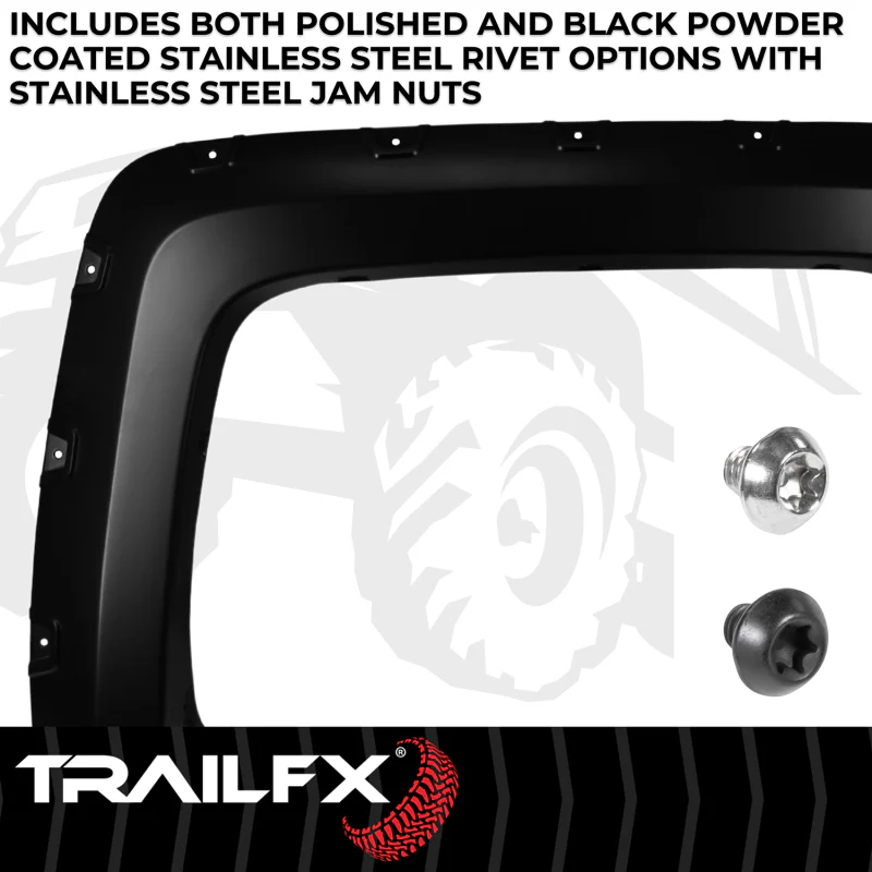 TrailFX Fender Flare Pocket Style Flare Smooth Set Of 4 Model TFC3002S - Image 2