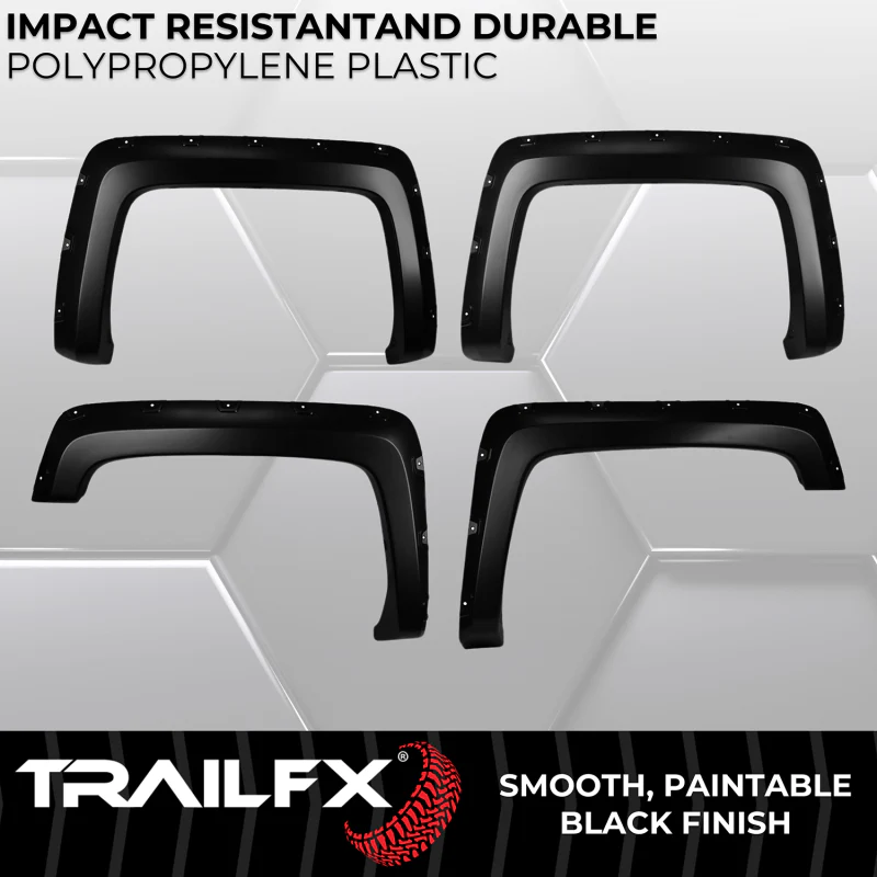 TrailFX Fender Flare Pocket Style Flare Smooth Set Of 4 Model TFC3002S - Image 3