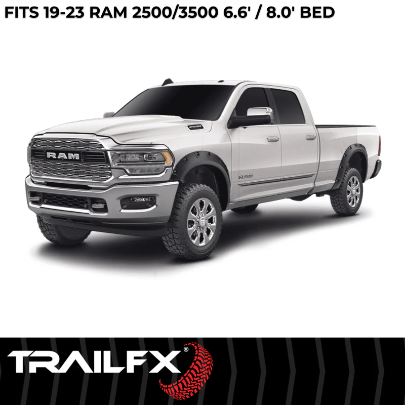 TrailFX Fender Flare Pocket Style Flare Smooth Set Of 4 Model TFD3006S - Image 2