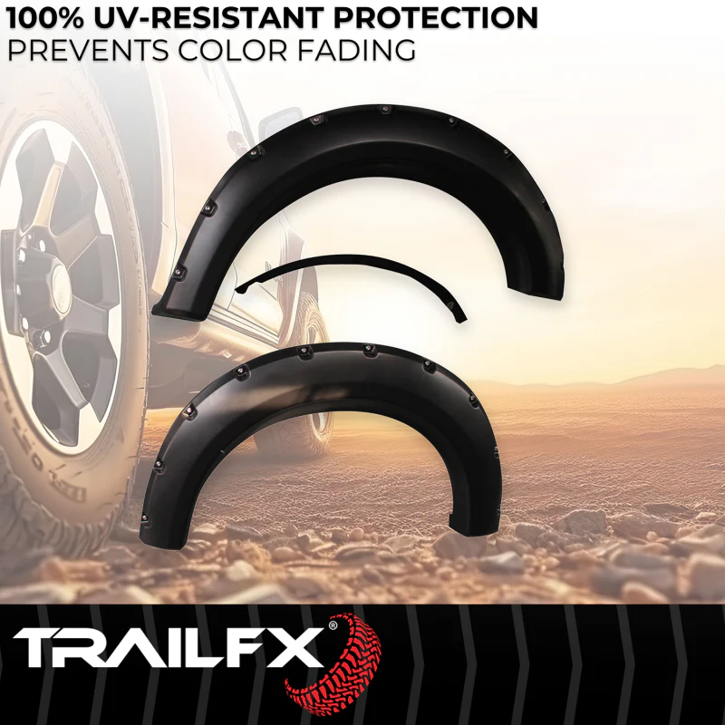 TrailFX Fender Flare Pocket Style Flare Smooth Set Of 4 Model TFF3002S - Image 2