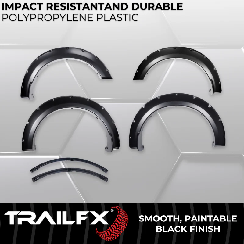 TrailFX Fender Flare Pocket Style Flare Smooth Set Of 4 Model TFF3011S - Image 2