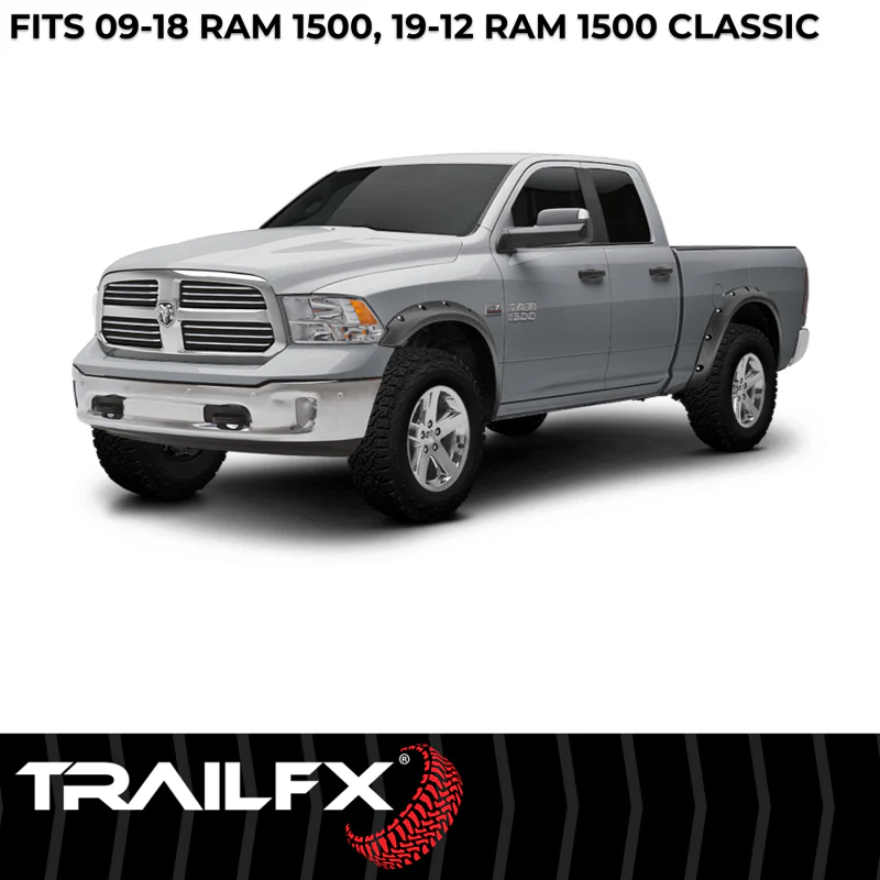 TrailFX Fender Flare Pocket Style Flare Texture Set Of 4 Model TFD3002T - Image 3