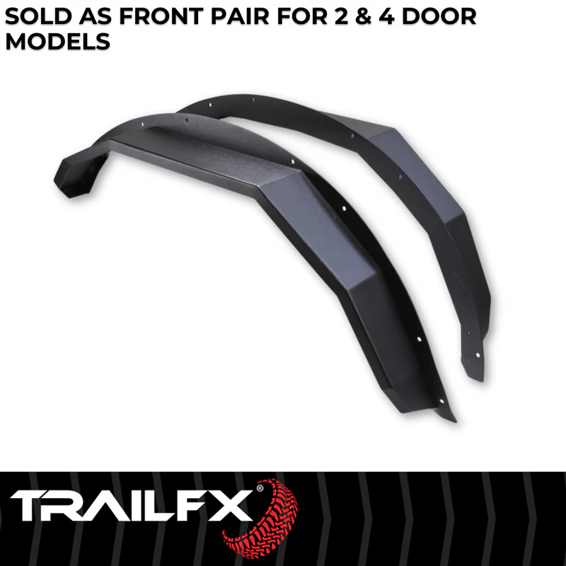 TrailFX Front Angle Tube Fender Flare Model BR007T - Image 3