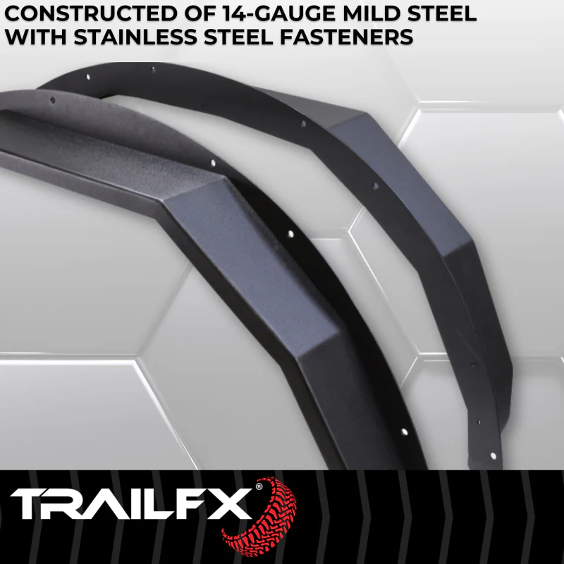 TrailFX Front Angle Tube Fender Flare Model BR007T - Image 6