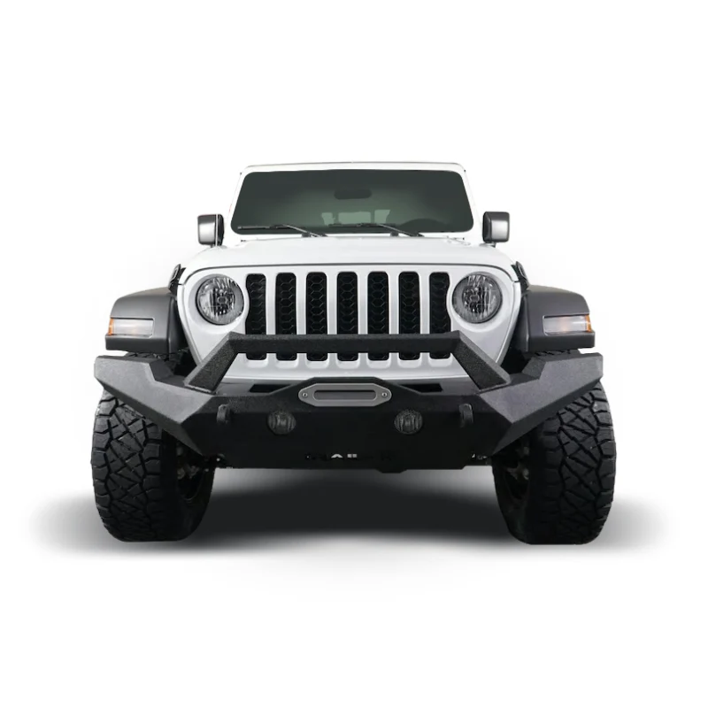 TrailFX Front Bumper w/ Skid Plate w/ Winch Mount Model JL07T - Image 2