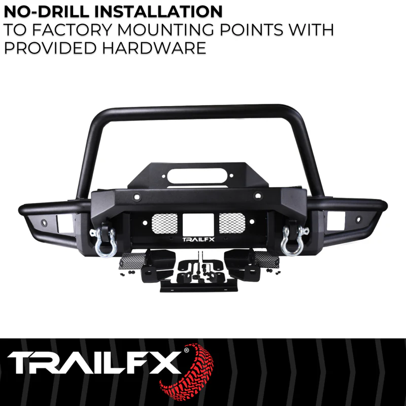 TrailFX Front Bumper w/ Winch Mount Model BR002T - Image 5