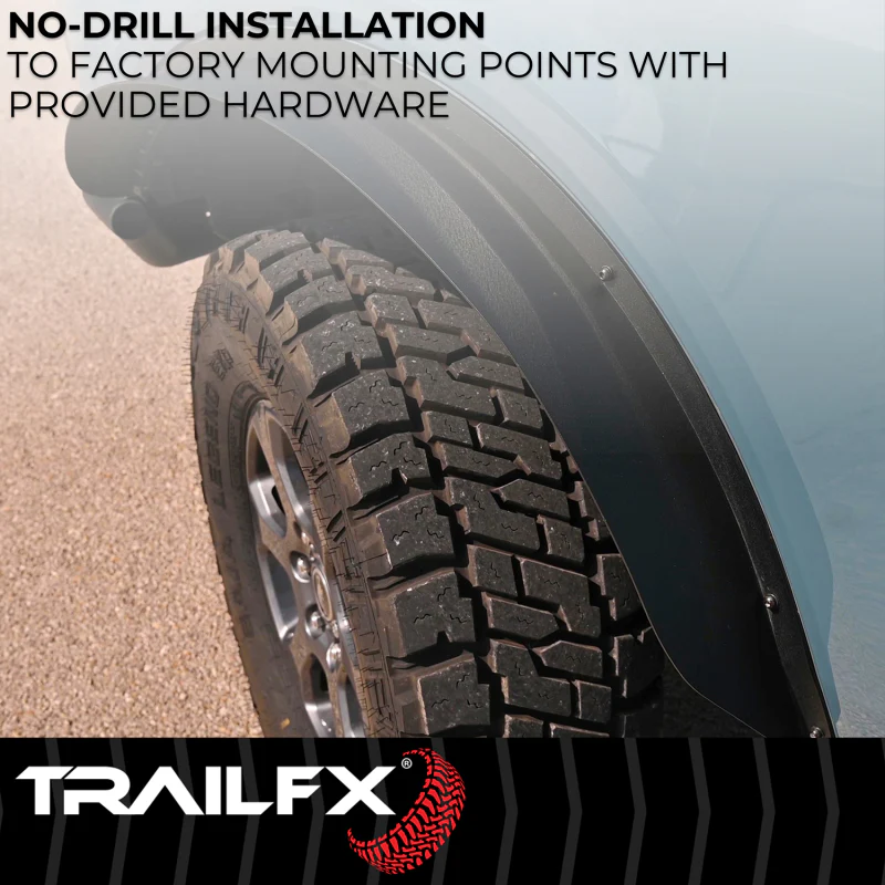 TrailFX Front Flat Fender Flare Model BR005T - Image 4