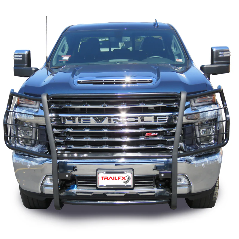 TrailFX Grille Guard Gloss Black Steel Model E0038B - Image 2