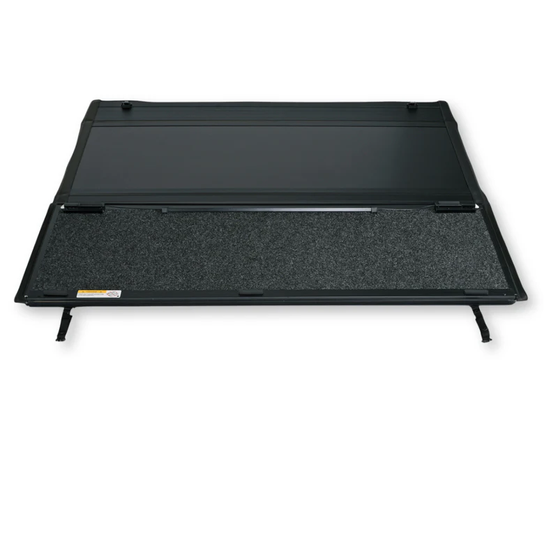 TrailFX Hard Bi-Fold Tonneau Cover Black Aluminum Model TFX3712 - Image 2