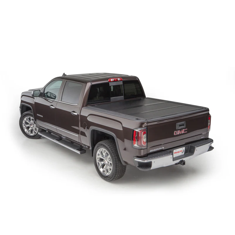 TrailFX Hard Tri-Fold Tonneau Cover Low Profile Black Plastic Model TFX2521 - Image 3