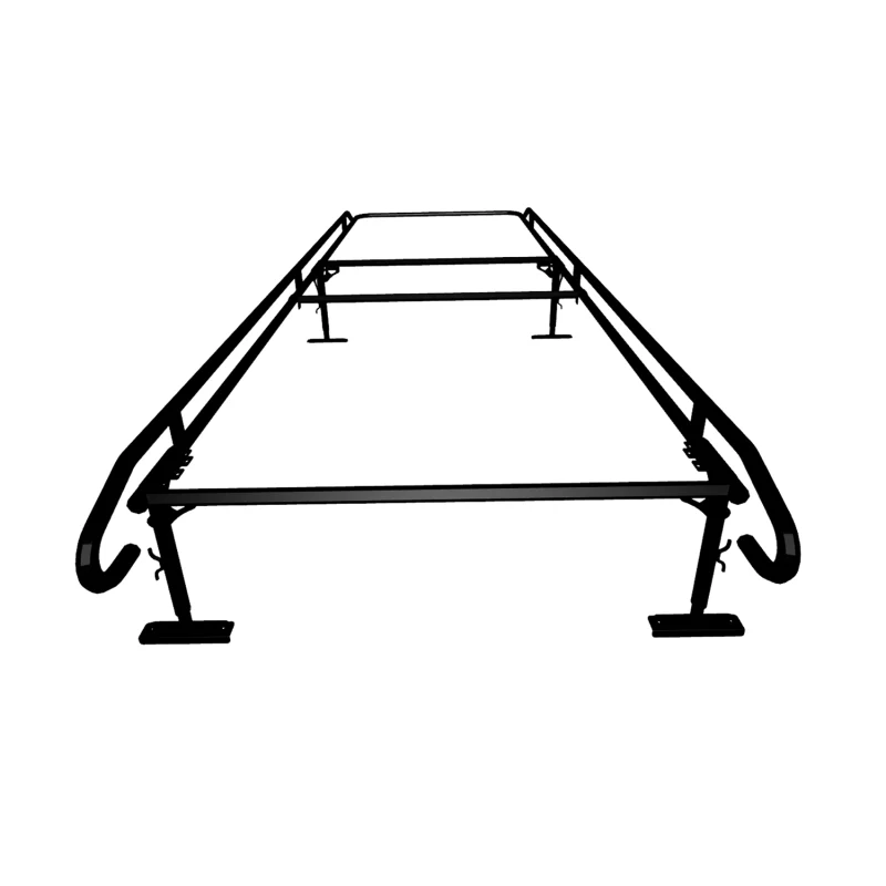 TrailFX Ladder Rack 1000 LB Service Body Contractor Rack Black Steel Model FCLR008B - Image 2