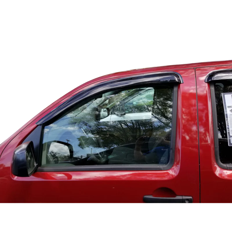 TrailFX Low Profile Side Window Deflector Tape-On Smoke Acrylic Set of 4 Model 4407H - Image 2