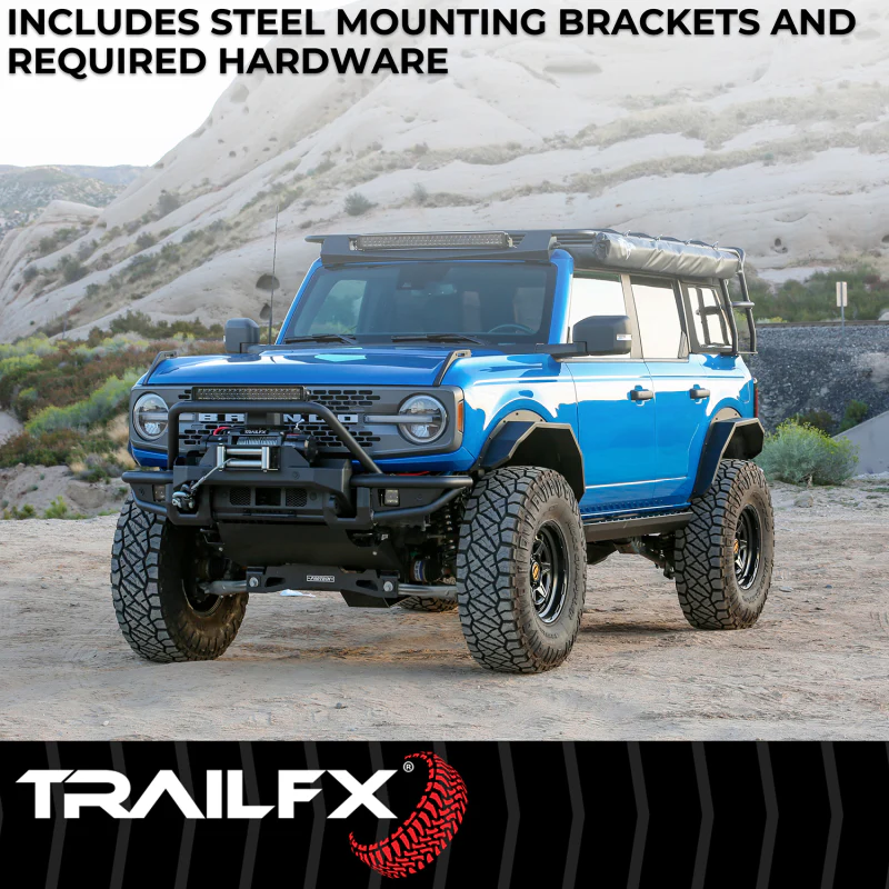 TrailFX Overland Running Boards Black Steel Model ORB005 - Image 7
