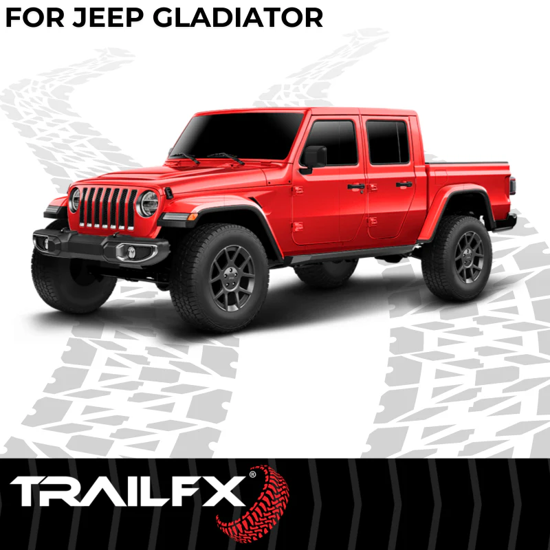 TrailFX Overland Running Boards Black Steel Model ORB007 - Image 5