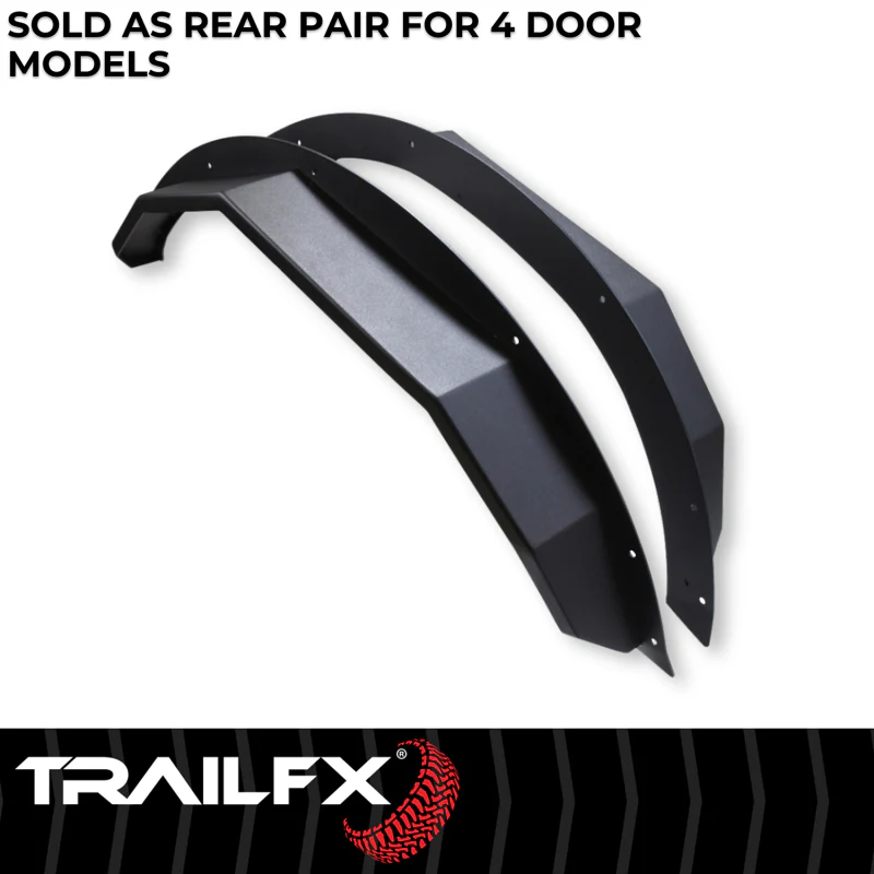 TrailFX Rear Angle Tube Fender Flare Model BR008T - Image 3