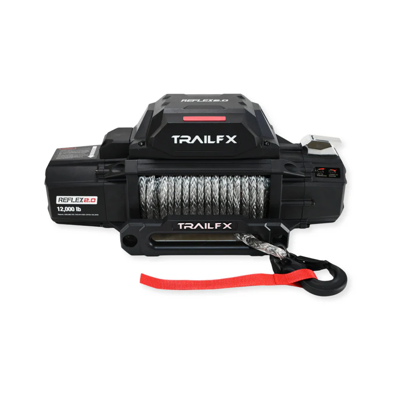 TrailFX REFLEX 2.0 Winch 12000LB Synthetic Rope Model WRS212B