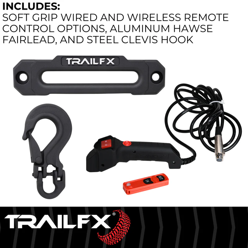 TrailFX REFLEX 2.0 Winch 12000LB Synthetic Rope Model WRS212B - Image 4