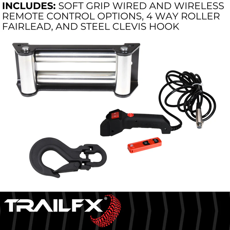 TrailFX REFLEX 2.0 Winch 9500LB Steel Cable Model WR295B - Image 4