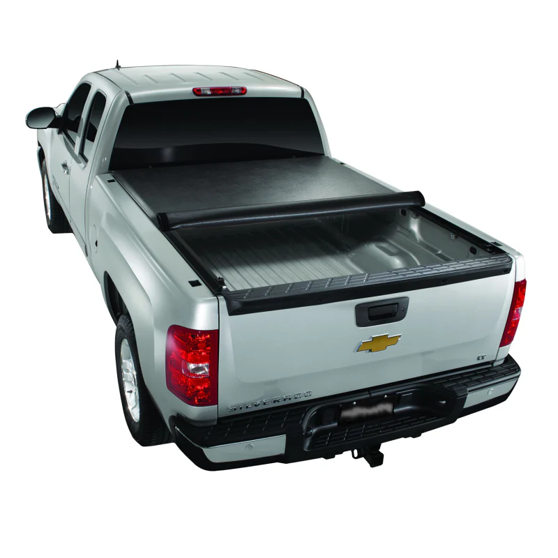 TrailFX Soft Roll-Up Tonneau Cover Black Vinyl With Aluminum Rails Model TFX1214 - Image 3