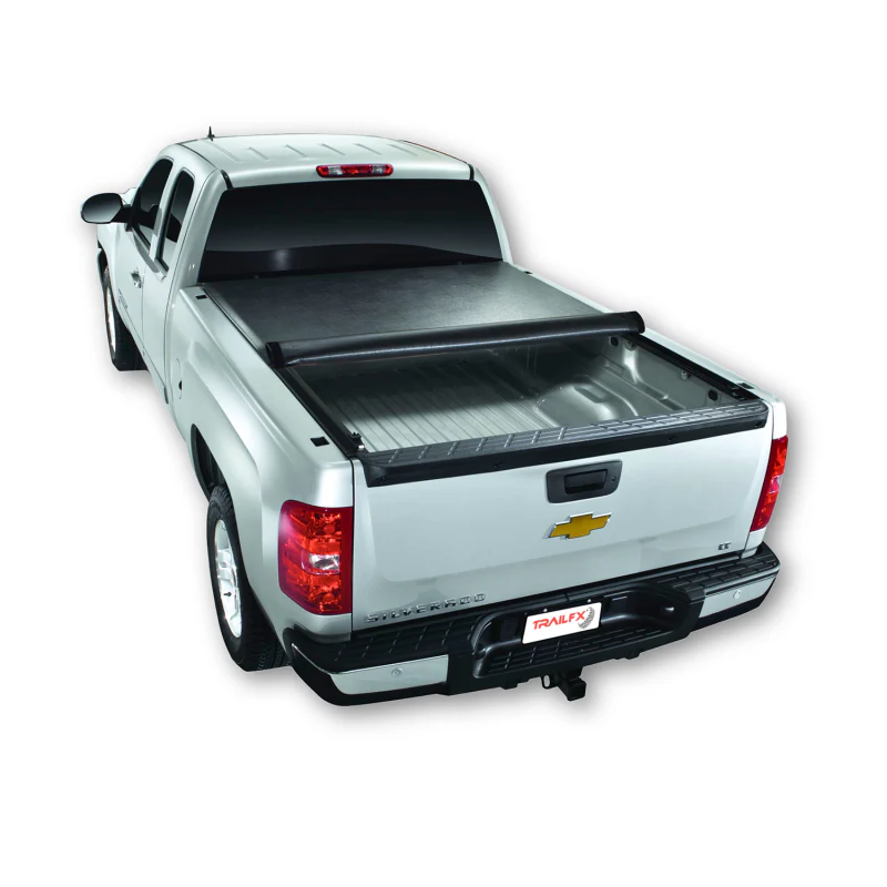 TrailFX Soft Roll-Up Tonneau Cover Black Vinyl With Aluminum Rails Model TFX3214 - Image 3