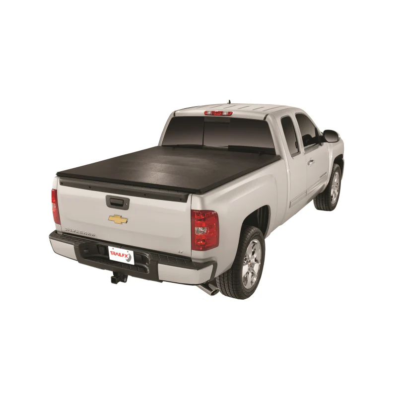 TrailFX Soft Tri-Fold Tonneau Cover Vinyl With Aluminum Rails Model TFX1115 - Image 3