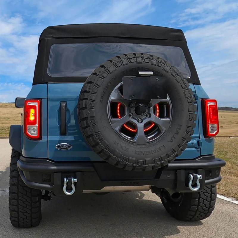 TrailFX Spare Tire Carrier Hinged Model BR010T - Image 2