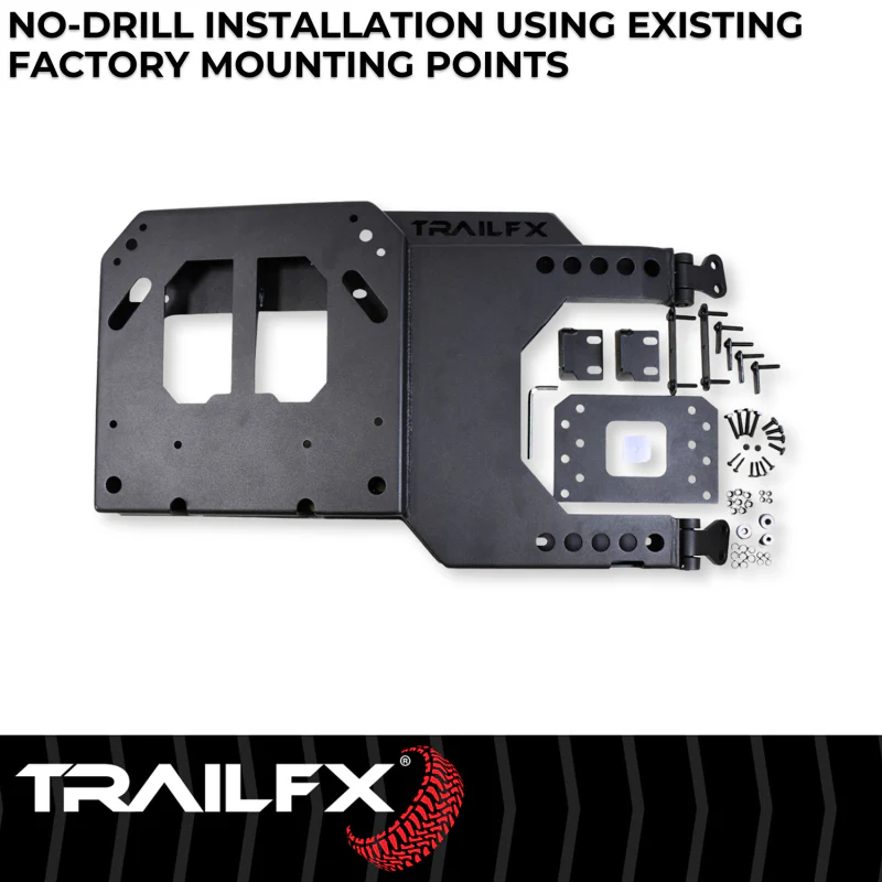 TrailFX Spare Tire Carrier Hinged Model BR010T - Image 3