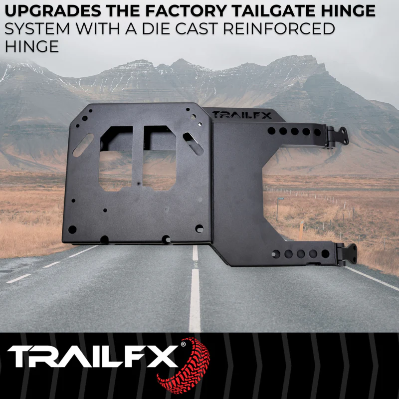 TrailFX Spare Tire Carrier Hinged Model BR010T - Image 7