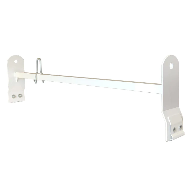TrailFX Universal Van Rack Extension W/ Gutters Powder Coated White Steel Model FCLR006W