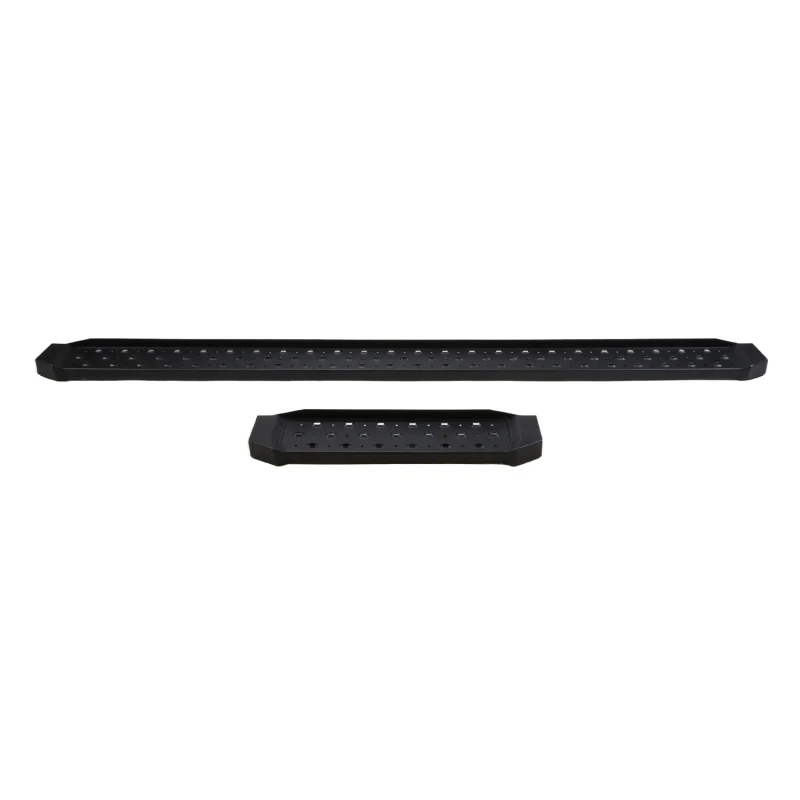 TrailFX Utility Van Running Boards Black Steel Model RBV10B