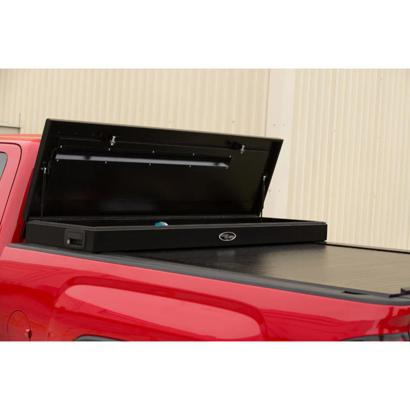 Truck Covers USA American Work Cover - Full Size Toolbox and Hard Rectractable Roll-up Combination Model CRT404 - Image 2