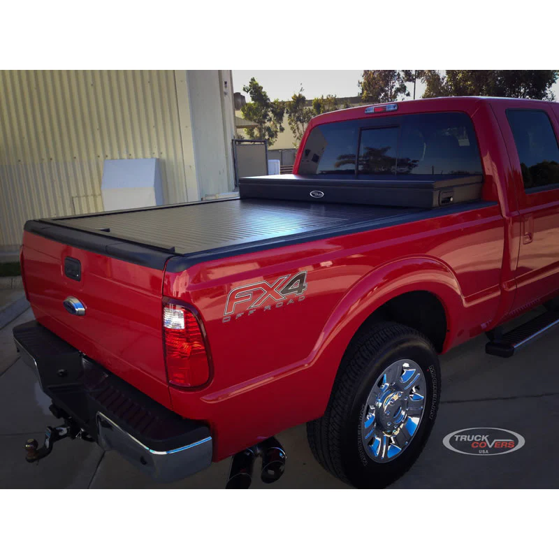 Truck Covers USA American Work Cover - Full Size Toolbox and Hard Rectractable Roll-up Combination Model CRT404 - Image 6