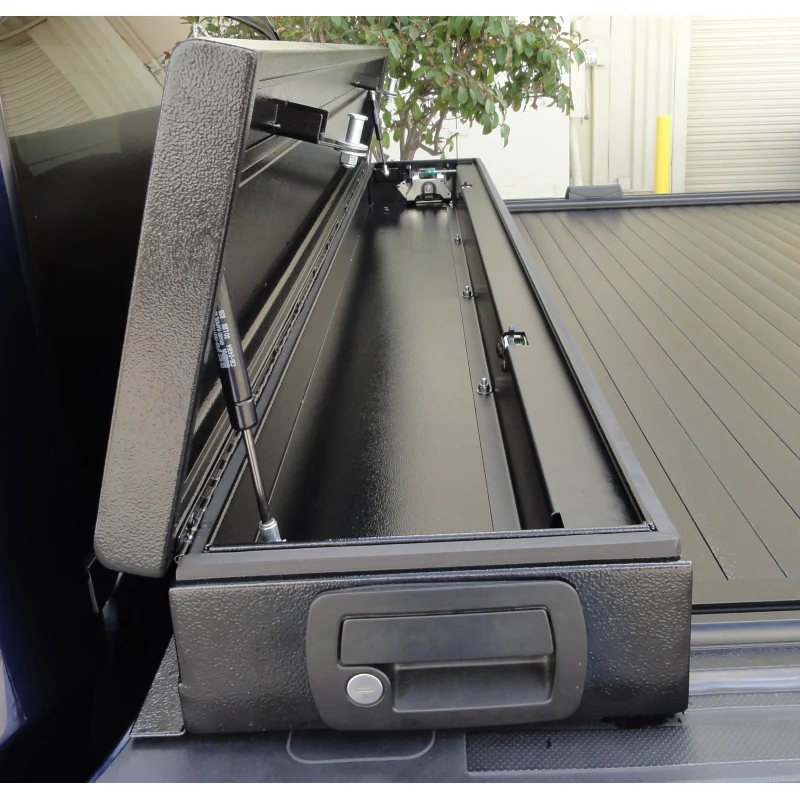 Truck Covers USA American Work Cover JR. Junior Size Toolbox and Hard Retractable Roll-up Combination Model CRJR142 - Image 5