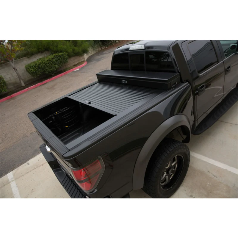 Truck Covers USA American Work Cover JR. Junior Size Toolbox and Hard Retractable Roll-up Combination Model CRJR204-A - Image 7