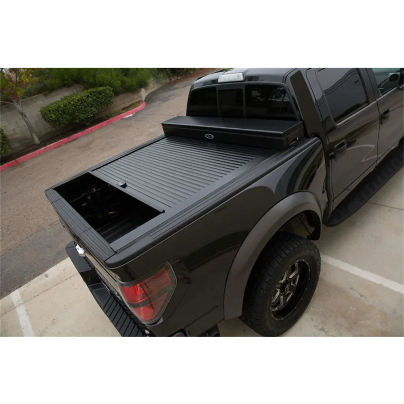 Truck Covers USA American Work Cover JR. Junior Size Toolbox and Hard Retractable Roll-up Combination Model CRJR303 - Image 6