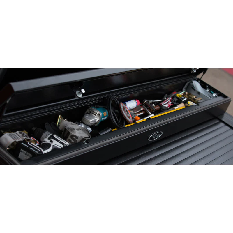 Truck Covers USA American Work Cover JR. Junior Size Toolbox and Hard Retractable Roll-up Combination Model CRJR403 - Image 2