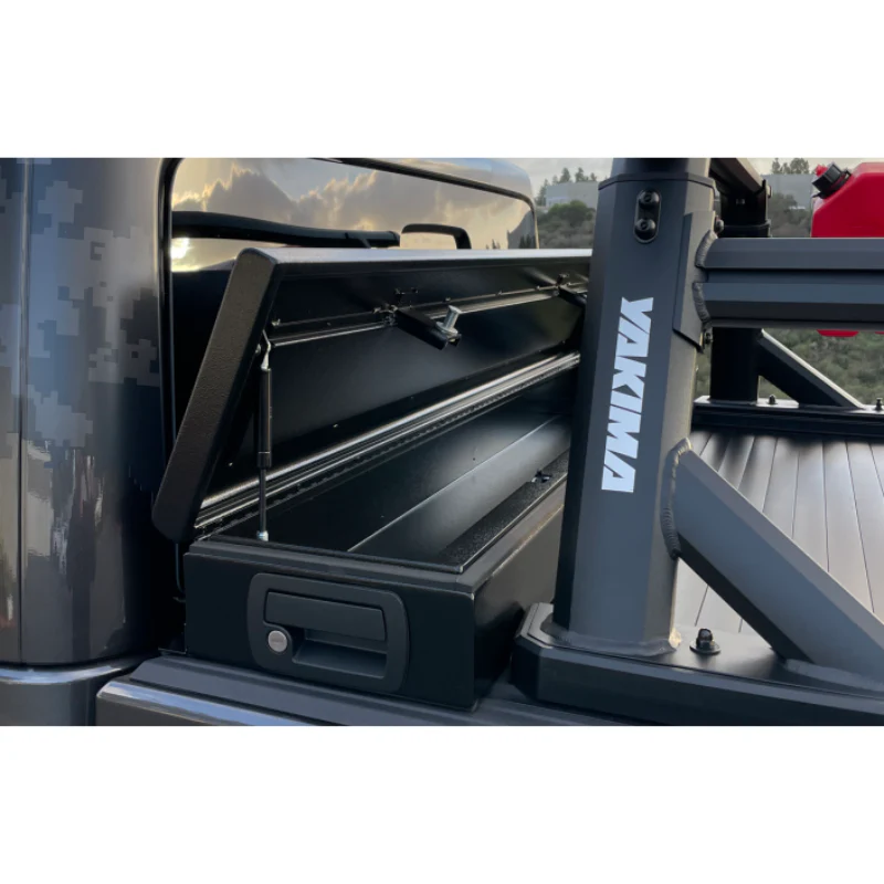 Truck Covers USA American Rack System HD With Yakima Tracks w/Track Caps Pre-Installed on top of Cover Side Rails Model AX-530 - Image 3