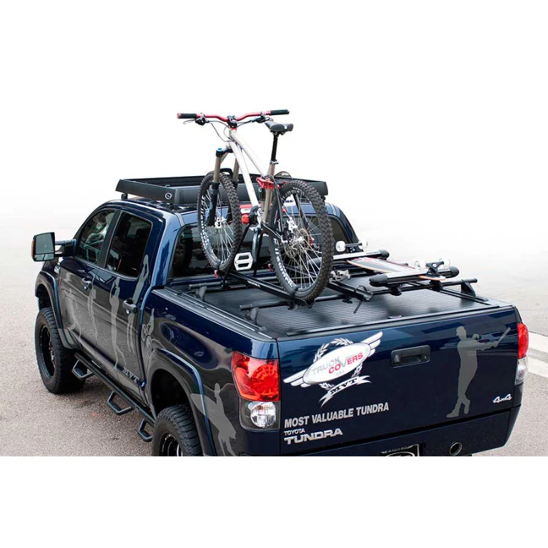 Truck Covers USA American Rack System Yakima Tracks w/Track Caps Pre-Installed on top of Cover Side Rails Model AX-500/501 - Image 2