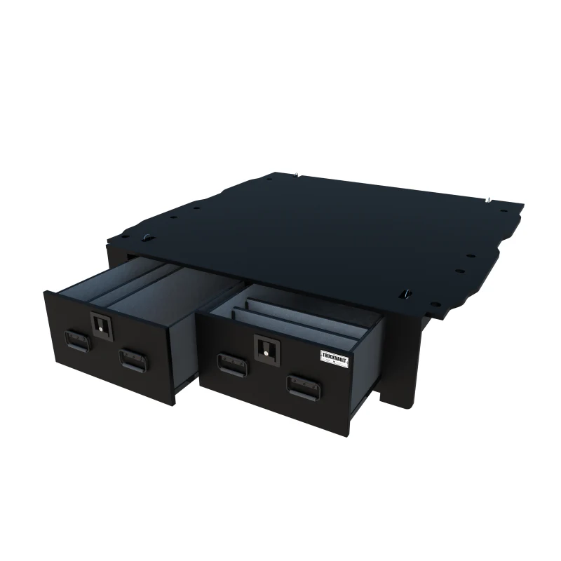 Truck Vault All Weather Line Magnum 2 Drawer, For Select Ford F-150 Model T-FDFSEM2-15S-PW