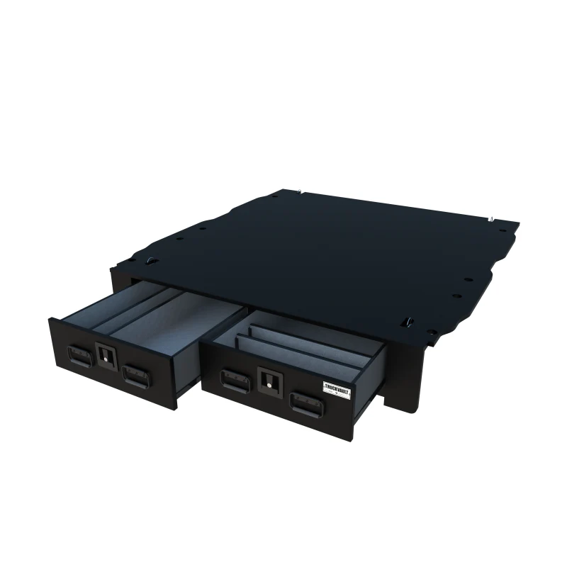 Truck Vault All Weather Line Standard 2 Drawer, For Select Toyota Tundra Model T-TYTUNS2-07S-PW