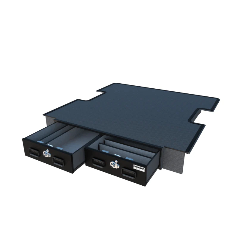 Truck Vault Covered Bed Line Standard 2 Drawer, For Select Ford F-150 Model T-FDFSES2-15L