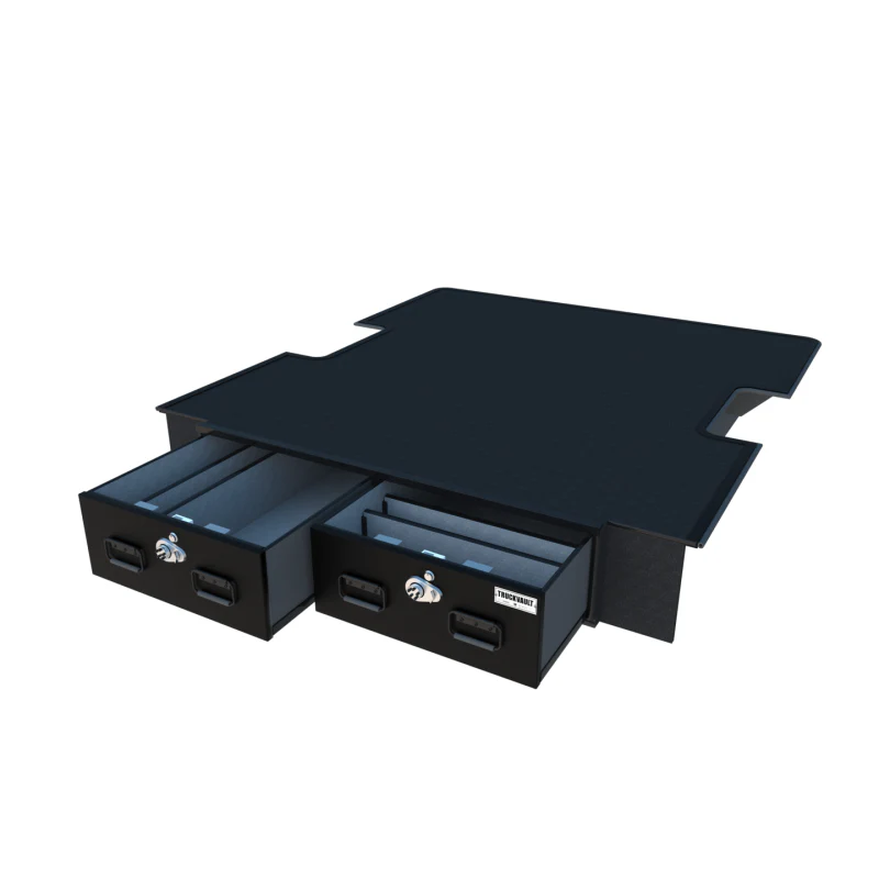 Truck Vault Covered Bed Line Utility 2 Drawer, For Select Toyota Tundra Model T-TYTUNU2-07S